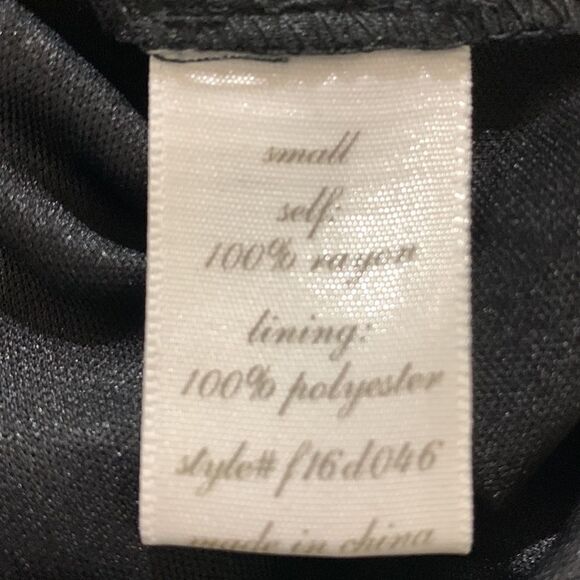 BLUE RAIN sleeveless dress lace at waist and hemline zip back partial lined sz S - Picture 5 of 11